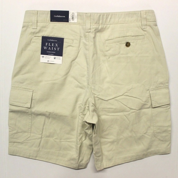 Men's Clothing NWT Men's Croft & Barrow Side Elastic Waist Cargo Shorts ...